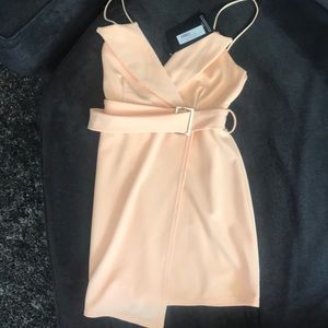 PrettyLittleThing Orange Dress